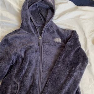 Fuzzy North face Jacket